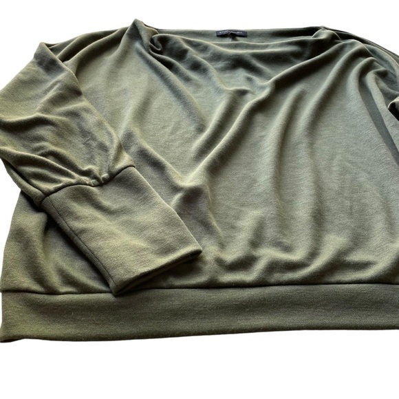 Banana Republic Dolman Long sleeve Knit Top Green Size XL Boat Neck NWT casual - Picture 5 of 9